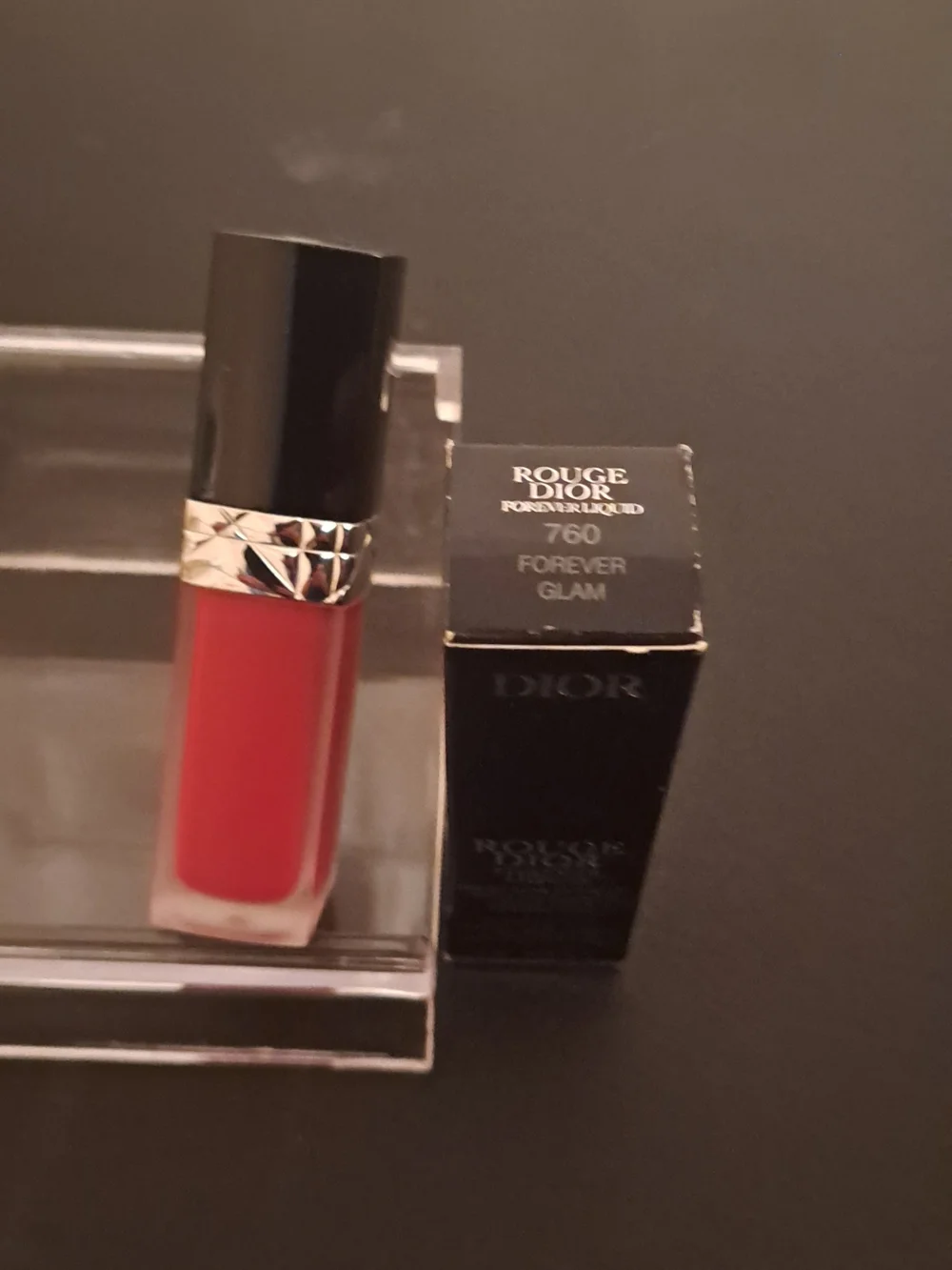 Dior Liquid Lipstick – Vibrant Red Shade 760 Forever Glam NIB
